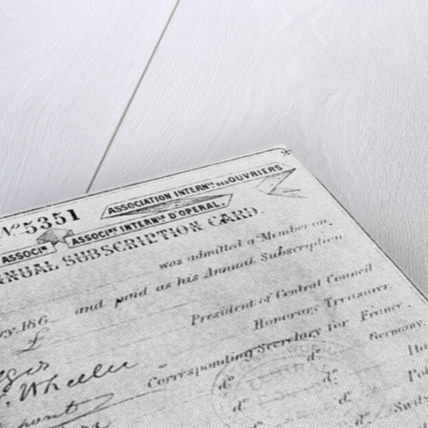 Membership Card by Anonymous