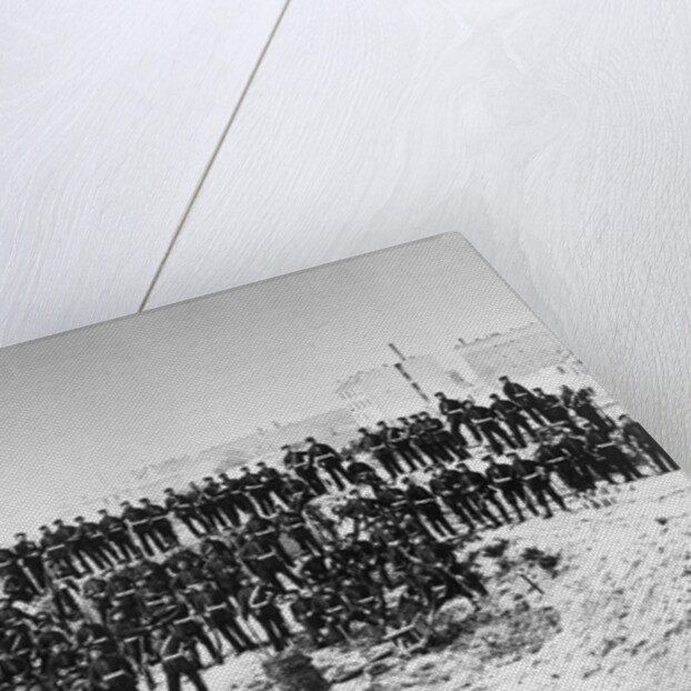 Prussian Cannons and Soldiers by Anonymous