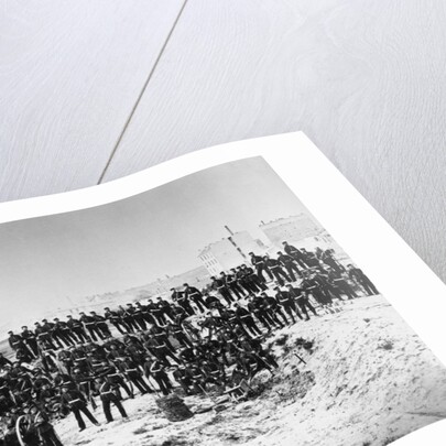 Prussian Cannons and Soldiers by Anonymous