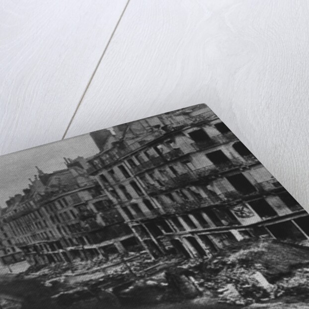 Damage in the Rue de Rivoli by Anonymous