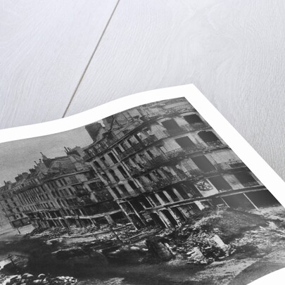 Damage in the Rue de Rivoli by Anonymous