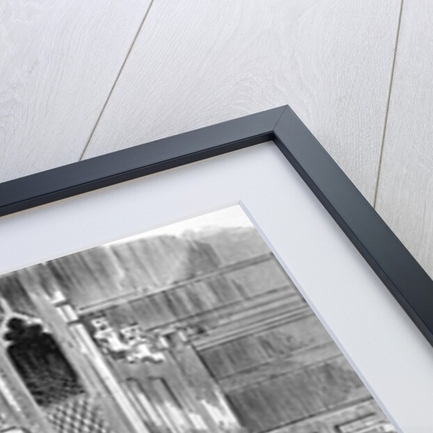 Cartoon of Suffragette in House of Commons by Anonymous