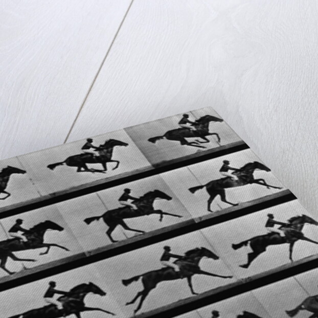Man Riding Galloping Horse by Anonymous