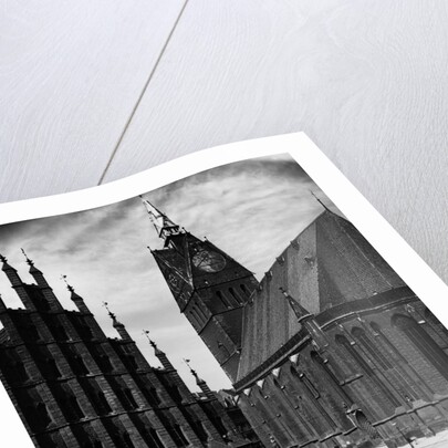 Hannover Town Hall and Church by Anonymous