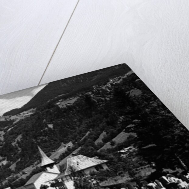 A Cemetery in Lauterbrunnen by Anonymous