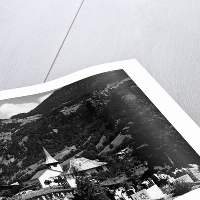A Cemetery in Lauterbrunnen by Anonymous