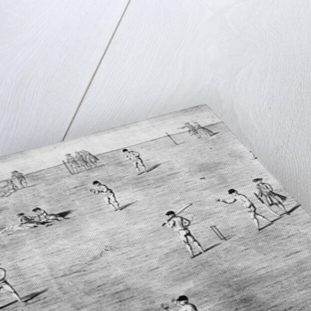 Illustration of Cricket Game by Anonymous