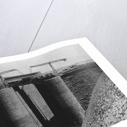 Aswan Dam Locks Under Construction by Anonymous