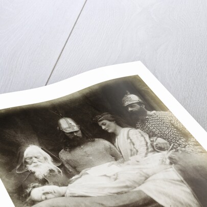 Lancelot and Elaine by Julia Margaret Cameron