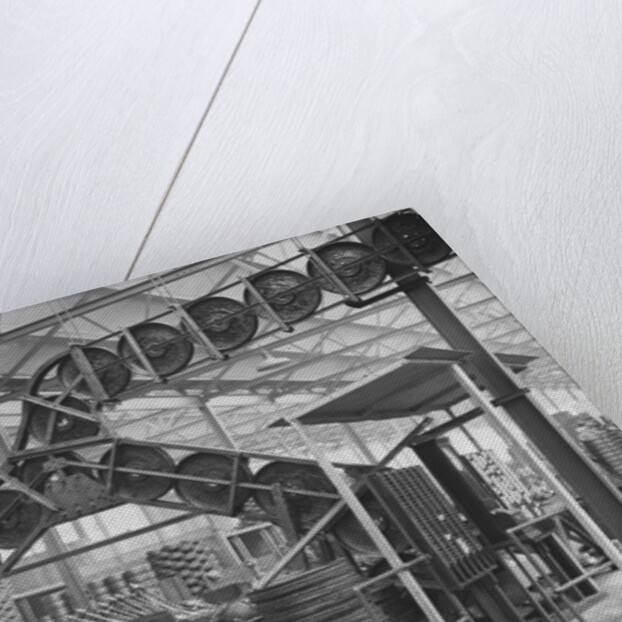 Conveyor Belt at Morris Motors Plant by Anonymous