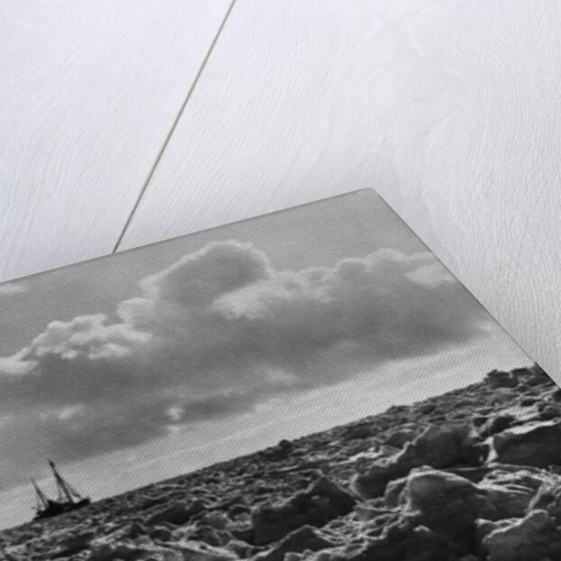 Sailing Ship Amid Sea Ice by Anonymous