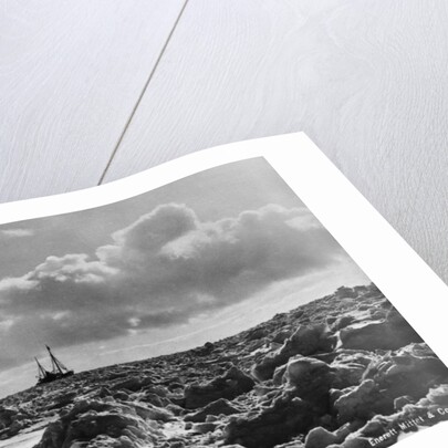 Sailing Ship Amid Sea Ice by Anonymous