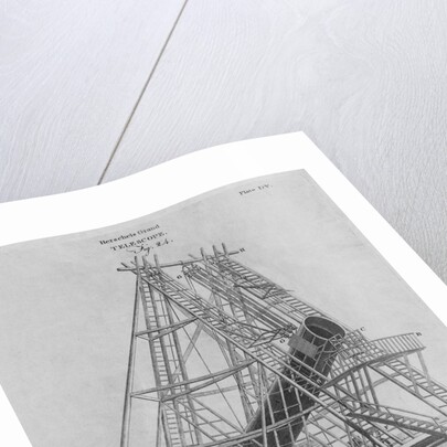 Illustration of Herschel's Giant Telescope by Anonymous