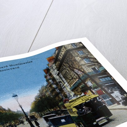 Color Print of Boulevard Montmartre, Paris by Anonymous