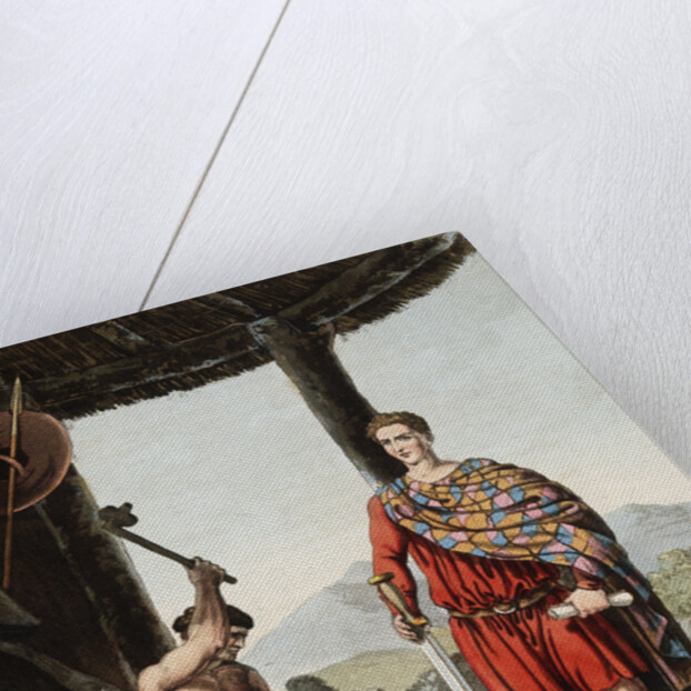 A Romanised Briton and a Feryllt by Robert Havell