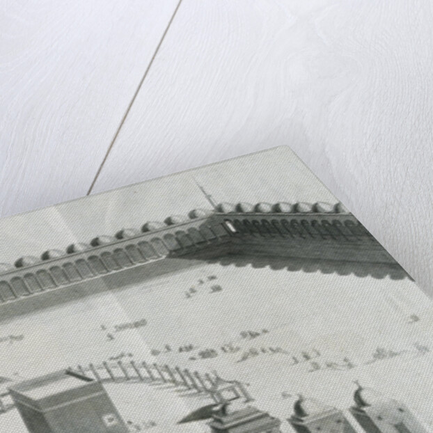 French Engraving of The Temple of Mecca by Anonymous