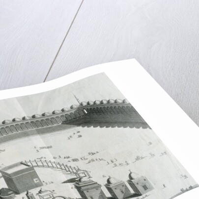 French Engraving of The Temple of Mecca by Anonymous