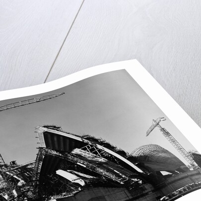 Sydney Opera House Under Construction by Anonymous