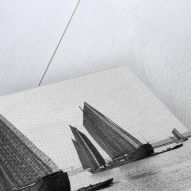 Junks on the Yangtze River by Anonymous