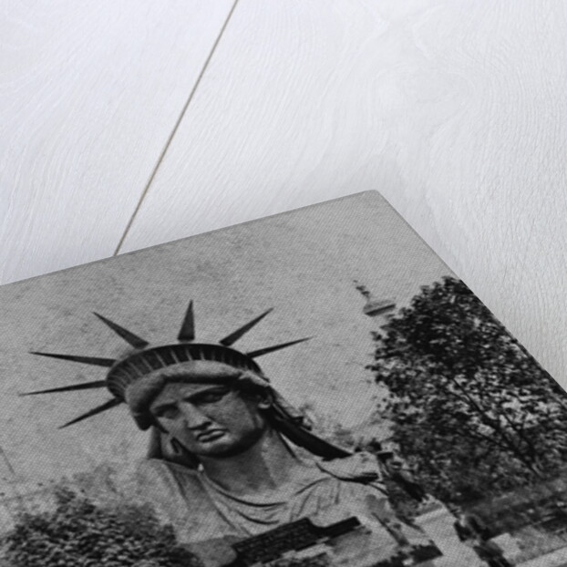 Head of the Statue of Liberty in the Champ-de-Mars by Anonymous