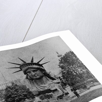 Head of the Statue of Liberty in the Champ-de-Mars by Anonymous