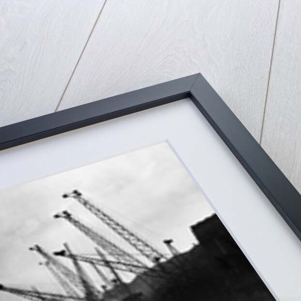 Barges Moored at Hays Wharf by Anonymous