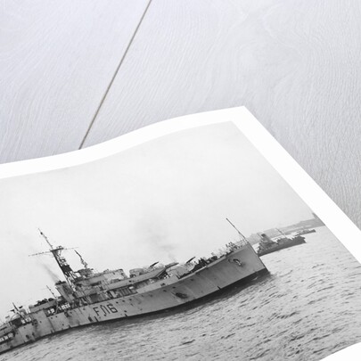 Arrival of HMS Amethyst, Hong Kong 1949 by Anonymous