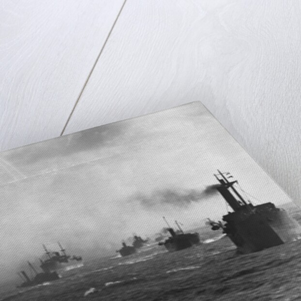 Naval Convoy in North Sea, 1942 by Anonymous