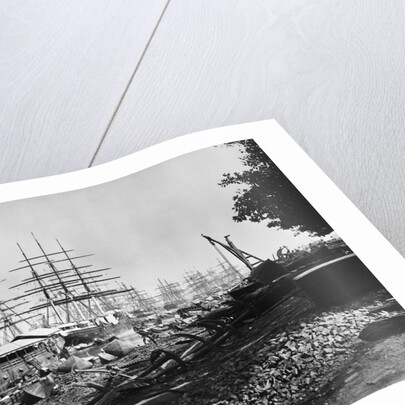 Sailing Ships Docked at Calcutta by Anonymous