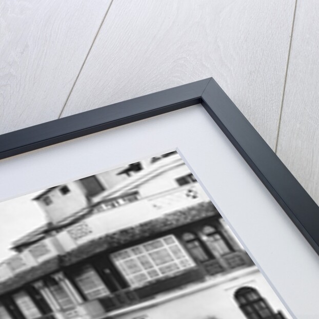 Snow in a Casablanca Street by Anonymous