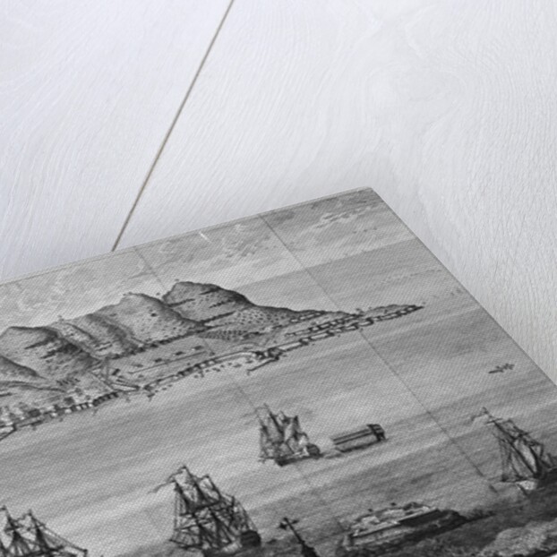 Artistic View of Gibraltar by Anonymous