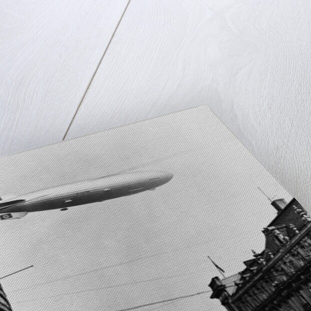 Graf Zeppelin II Over Berlin by Anonymous