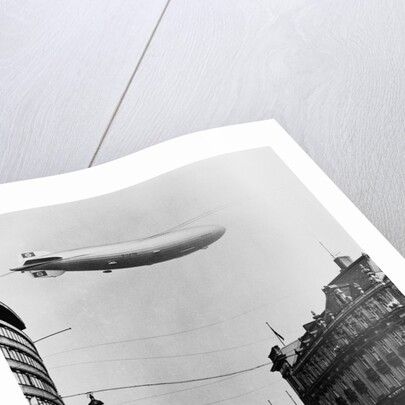 Graf Zeppelin II Over Berlin by Anonymous