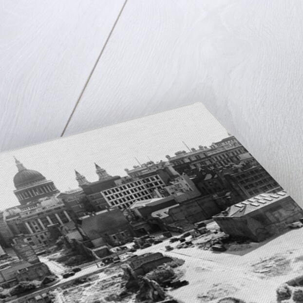 War Damaged London City by Anonymous