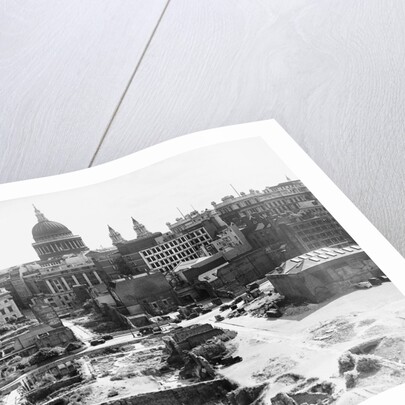 War Damaged London City by Anonymous