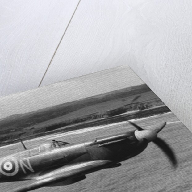 Spitfire In Flight. by Anonymous