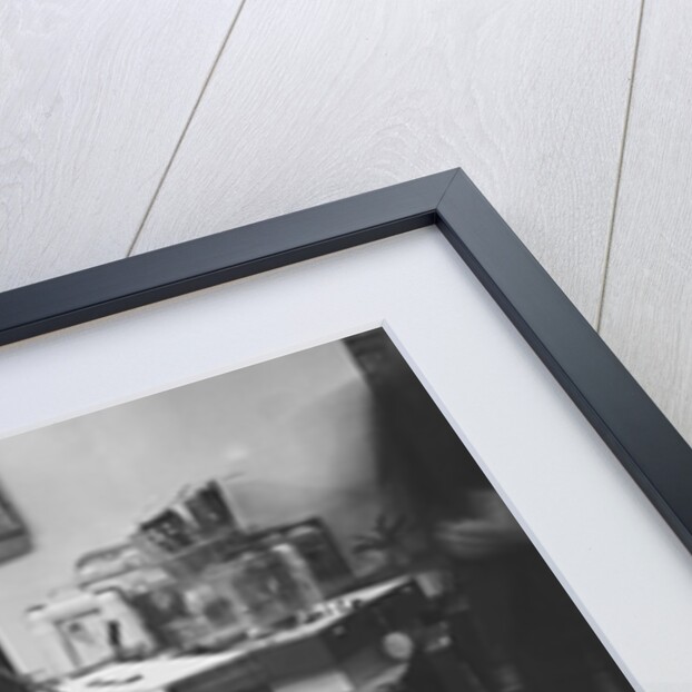 Leather Picnic Hamper by Anonymous