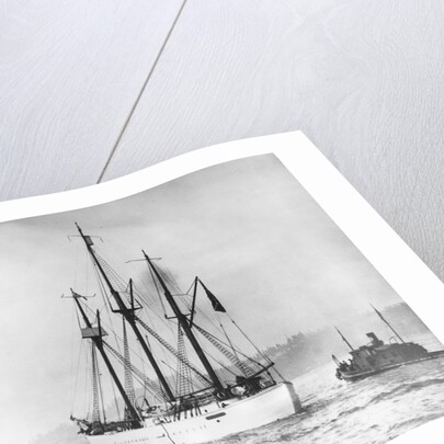 Amundsen's Vessel Returns From the Arctic by Anonymous