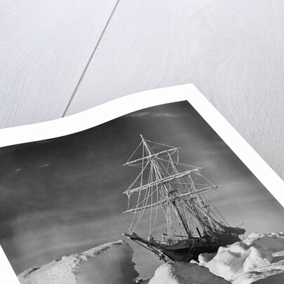 Endurance Trapped in Ice by Anonymous