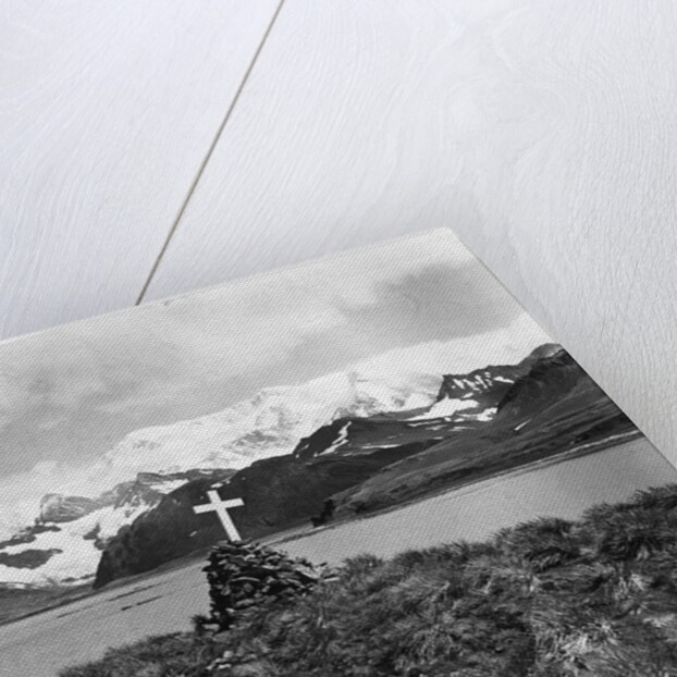 Shackleton's Grave at Grytviken by Anonymous