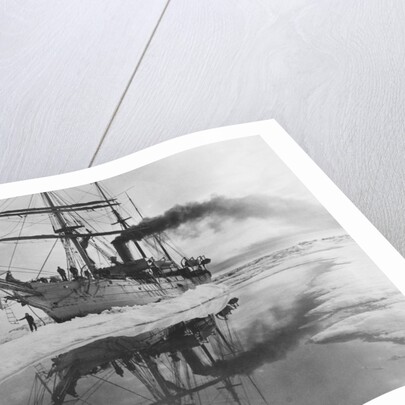 Coast Guard Cutter in Antarctica by Anonymous