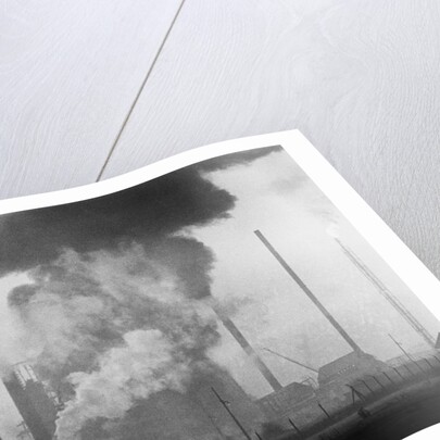 Fire at Shell Haven Refinery in Essex by Anonymous