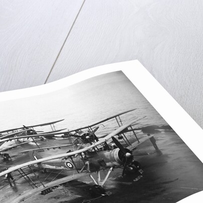 Aeroplanes on Aircraft Carrier by Anonymous