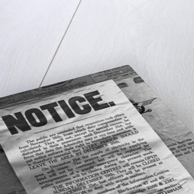 Evacuation Notice by Anonymous