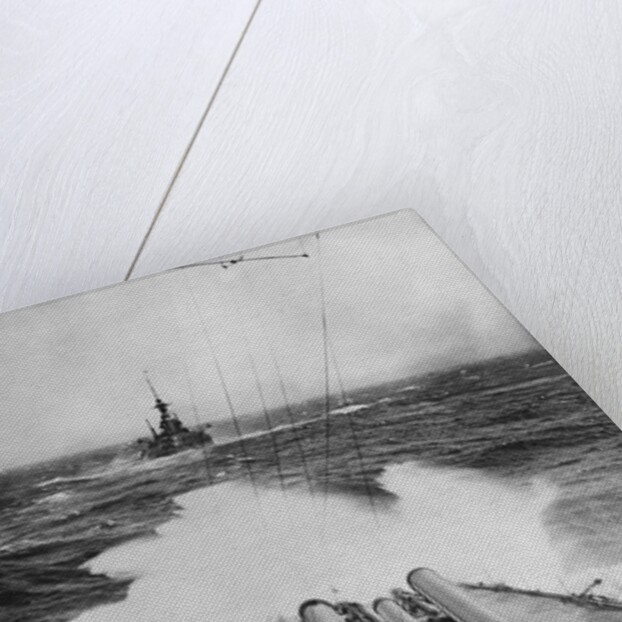HMS Audacious in a Storm by Anonymous