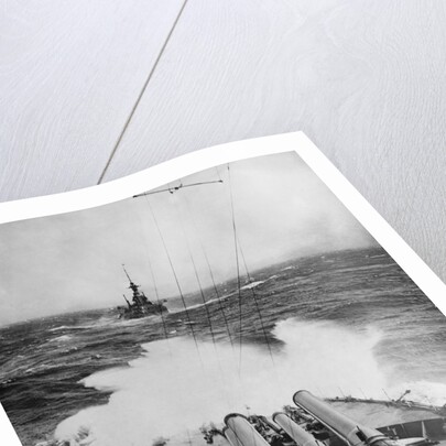 HMS Audacious in a Storm by Anonymous