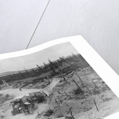 Road Through Battlefield, Western Front by Anonymous