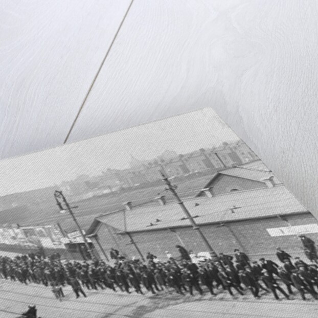 Labor Strikers March by Anonymous