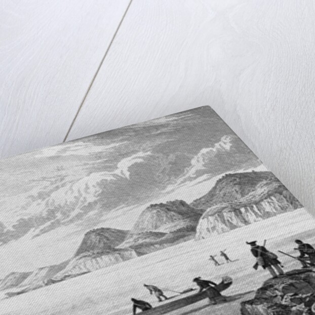 Passing Point Lata on the Ice by Edward Finden