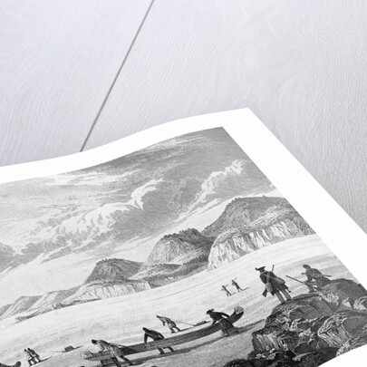 Passing Point Lata on the Ice by Edward Finden